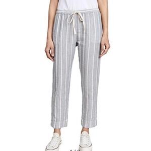 Xirena Jordyn Pants Coastal Grey Stripe Cotton Small